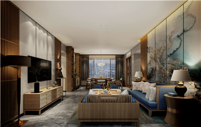 “謙謙君子，溫潤如玉”——商品樓墻面裝飾效果圖