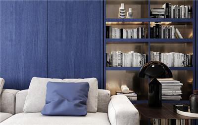 胡桃金屬木飾面點(diǎn)綴輕奢家裝效果