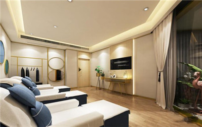 湖南漫足已沐足生活館會(huì)所設(shè)計(jì)案例