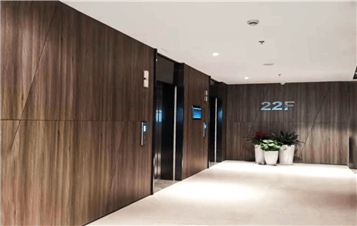 南京康緣智慧港寫(xiě)字樓墻面裝飾案例