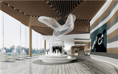 藝術(shù)可塑——藝術(shù)展館、美術(shù)館墻面扣板效果圖
