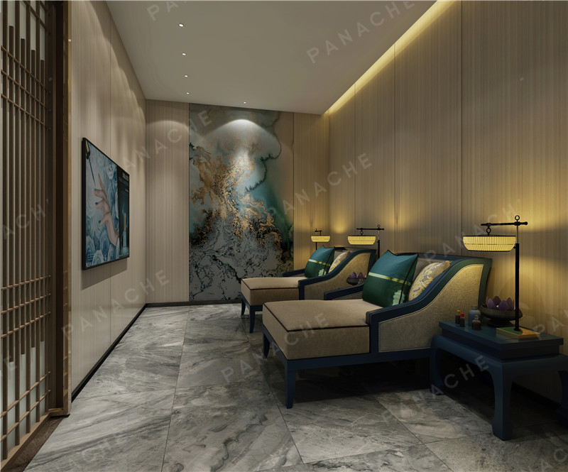 容桂美甲店新中式設(shè)計(jì)案例 (7)