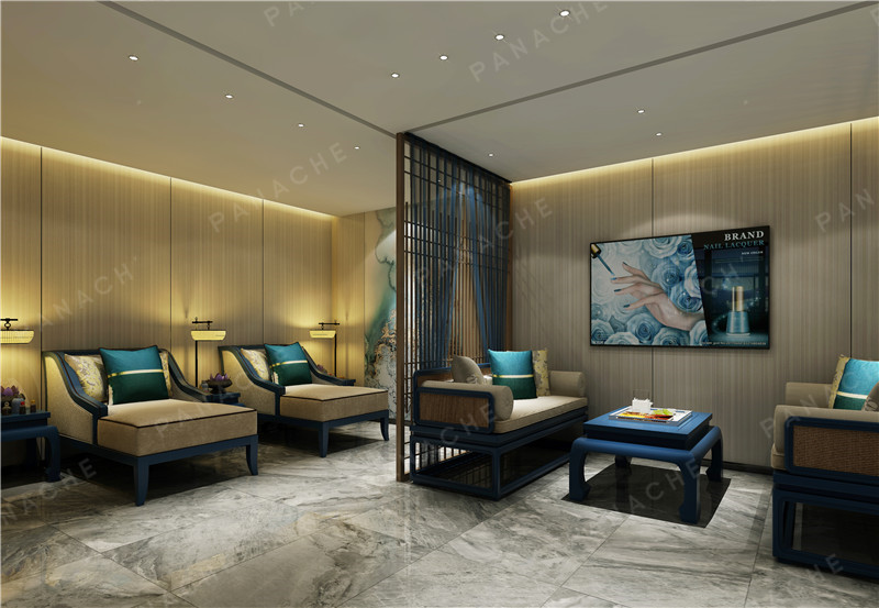 容桂美甲店新中式設(shè)計(jì)案例 (5)