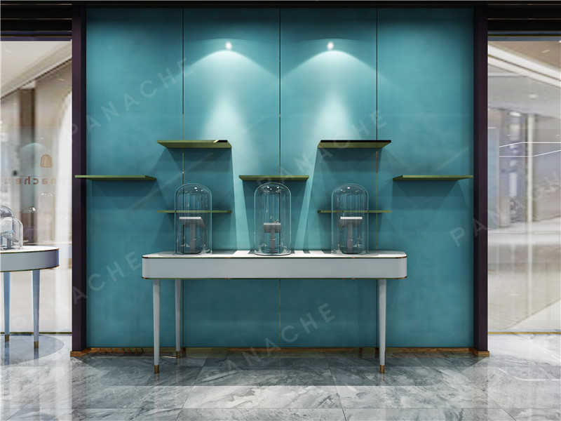 珠寶店輕奢簡(jiǎn)約室內(nèi)裝飾設(shè)計(jì)方案 (4)