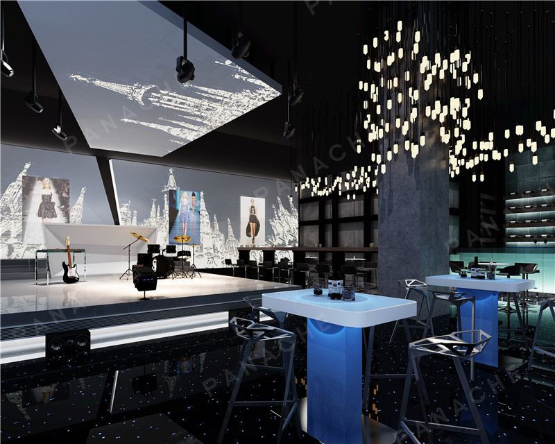 “水泥”工業(yè)風(fēng)KTV墻壁裝飾板圖片效果圖 (5)