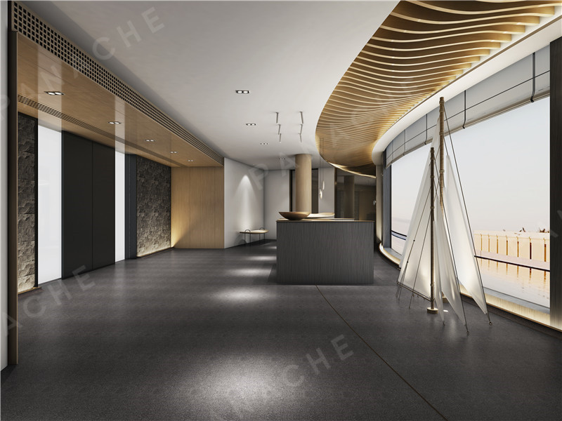 拉米黃古橡木紋酒店 · 新型墻體板材效果圖 (3)