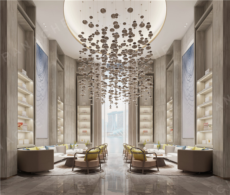 高雅輕奢酒店+原觸感啞光霧白柚木