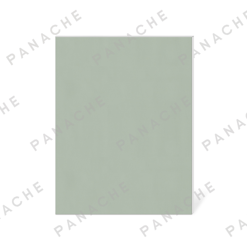 PO0495-E 霧啞素色薄荷綠金屬木飾面