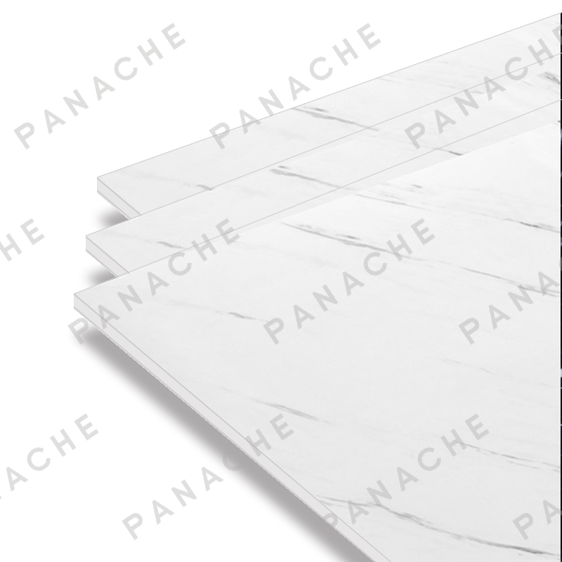 PMB0110-ES 爵士白大理石紋金屬木飾面