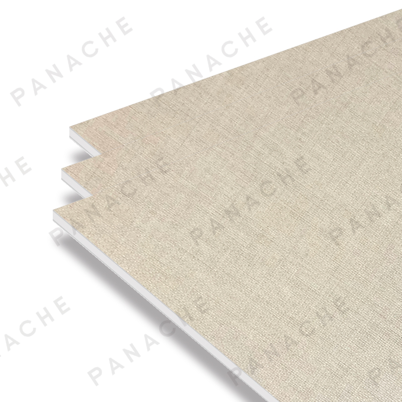 PCT0038-V 白卡其布紋金屬木飾面