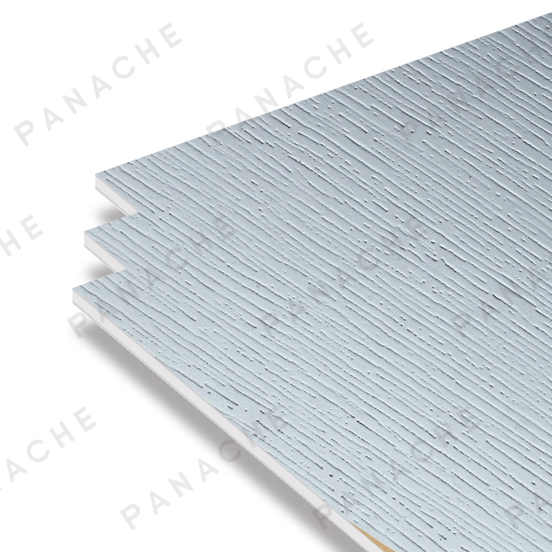 PB0420-F 銀拉絲流星雨壓花金屬木飾面