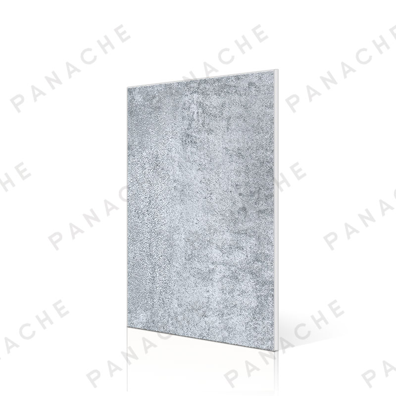 PM0416-E 砂礫灰水泥 金屬木飾面