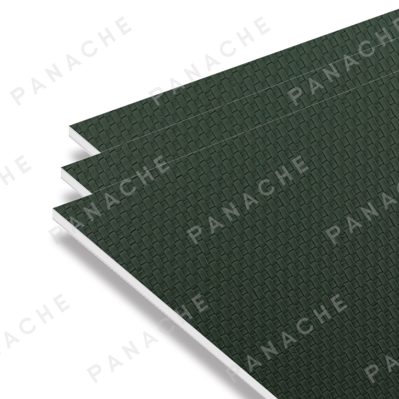 PWTA0053-T 祖母綠編織紋金屬木飾面