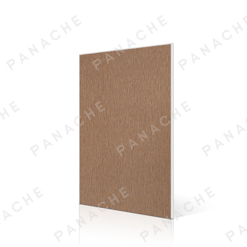 PBJ0323-F 棕拉絲金屬木飾面