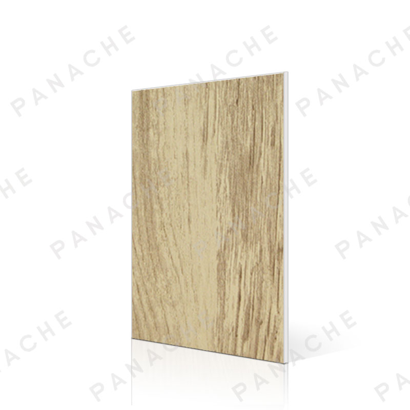 PW0413-GE 木蘭仿古松木紋金屬木飾面