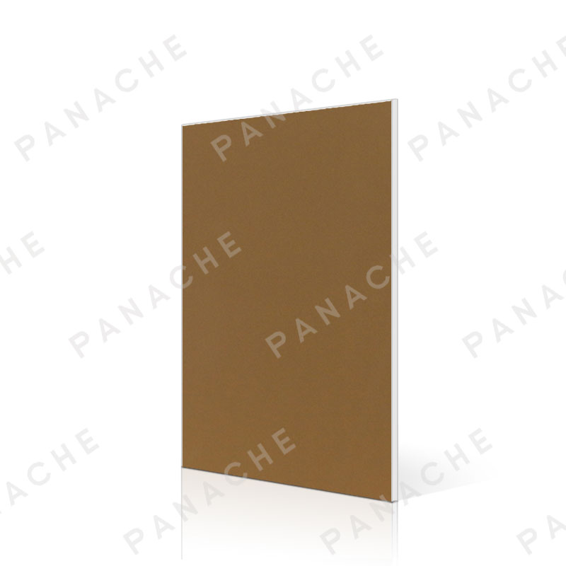 PSB0152-E 磨砂深米褐金屬木飾面