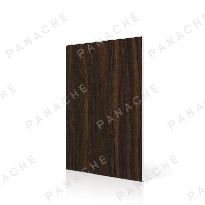 啞光深棕柚木紋